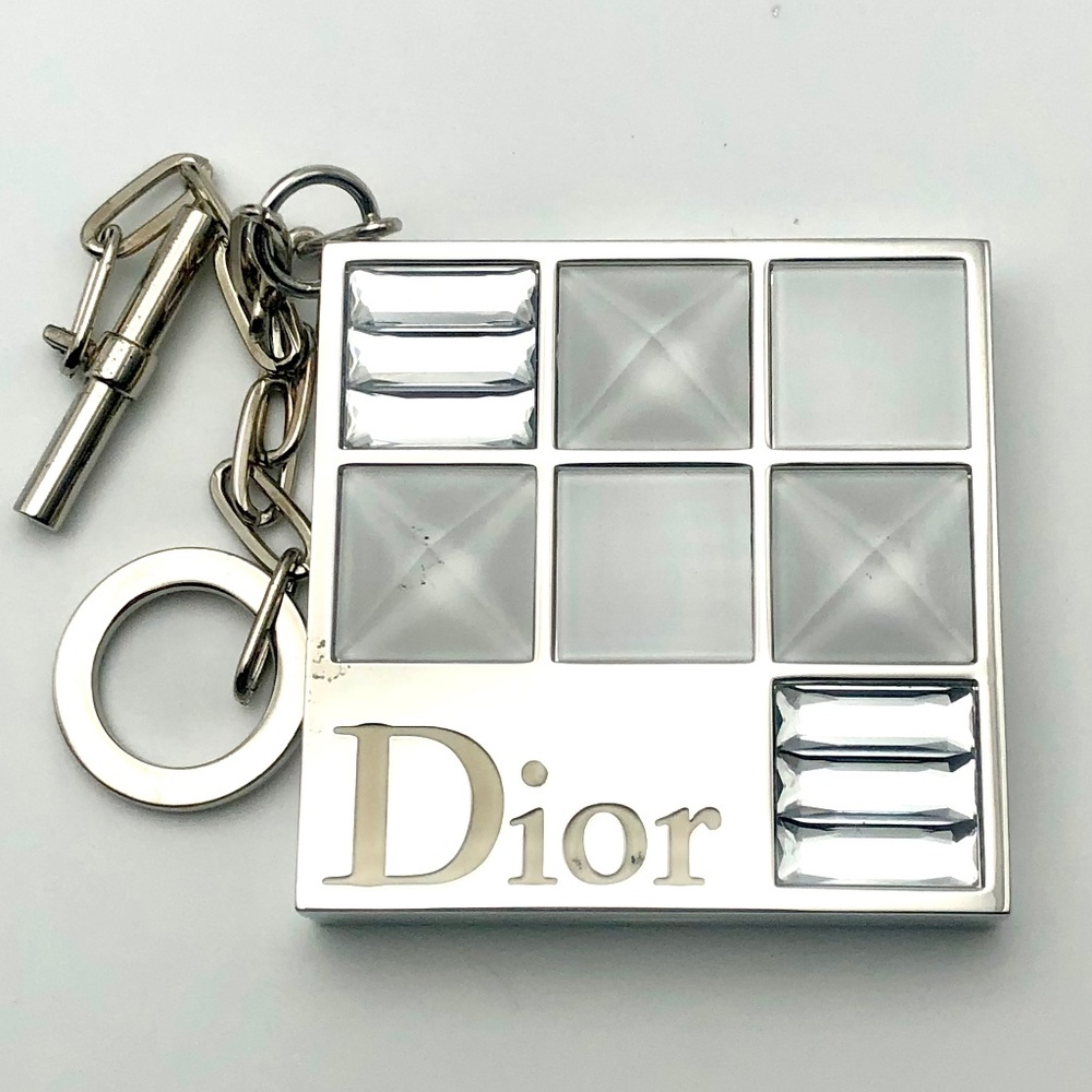 DIOR Bag Charm Jeweled Case Cristal Shine Pink Lip Gloss Duo NEW - Picture 5 of 5